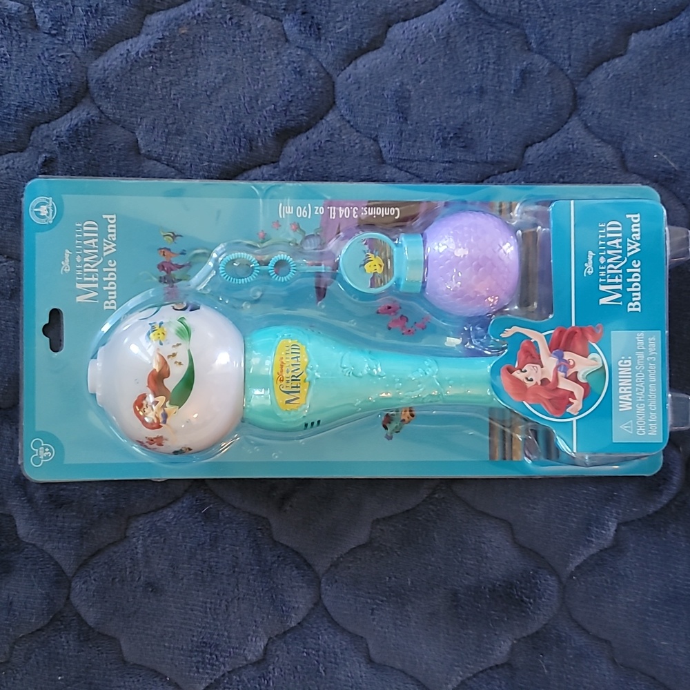 Disney Parks The Little Mermaid Musical Light-Up Bubble Blower Wand